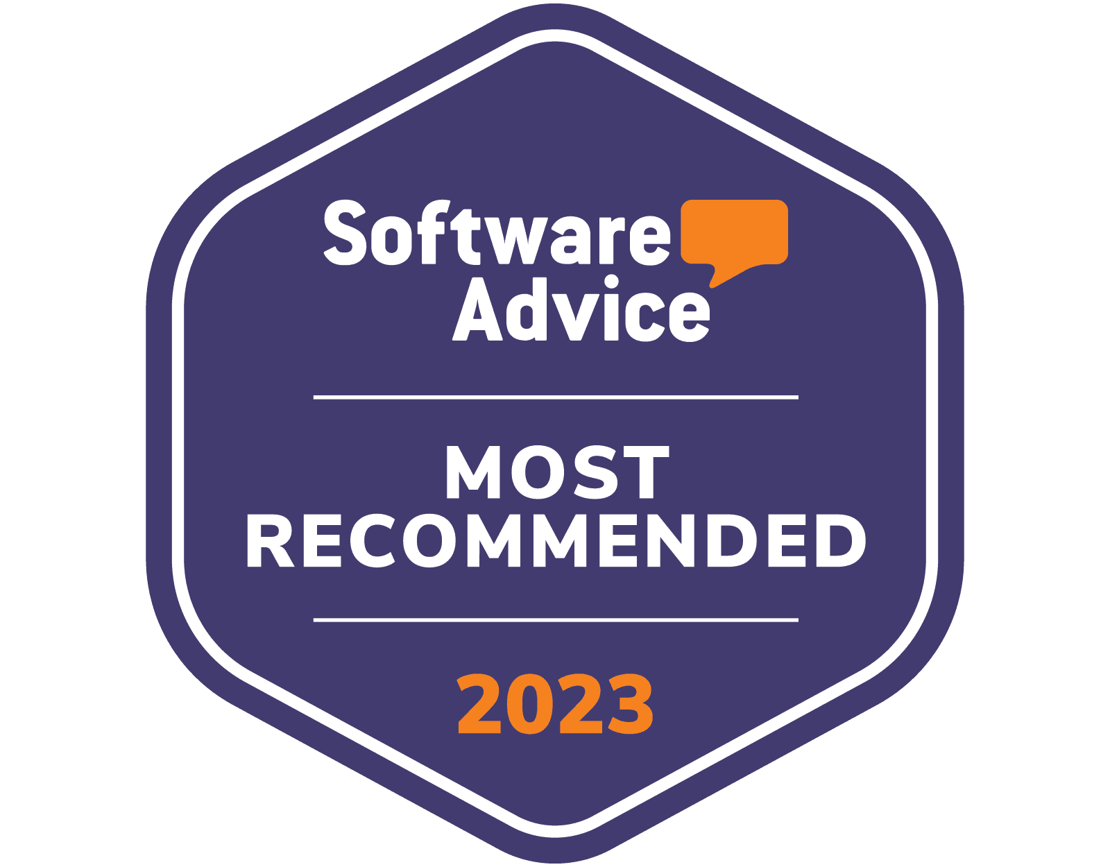 Software Advice Most Recommended 2023